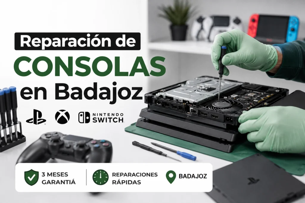 Reparación de Consolas en Badajoz InfortelEX, Servicio Tecnico Profesional.